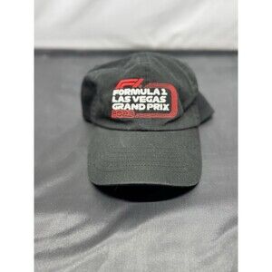 Official Formula 1 F1 Las Vegas Grand Prix 2023 Hat Staff Black Adjustable